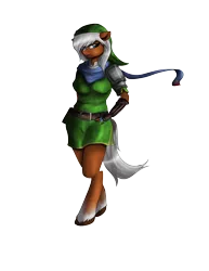 Size: 1280x1656 | Tagged: safe, artist:interesting-brushy, banned from derpibooru, deleted from derpibooru, derpibooru import, anthro, unguligrade anthro, epona, hand on hip, the legend of zelda, the legend of zelda: ocarina of time, unshorn fetlocks