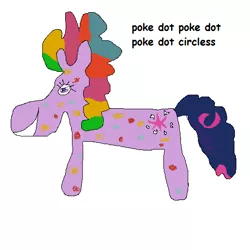 Size: 514x515 | Tagged: safe, artist:dellovan, banned from derpibooru, deleted from derpibooru, derpibooru import, twilight sparkle, 1000 hours in ms paint, afro, circus afro, comic sans, dadadadadadadadadadadadadadada, digital art, ms paint, polka dot circus, polka dots, sketch, solo, stylistic suck