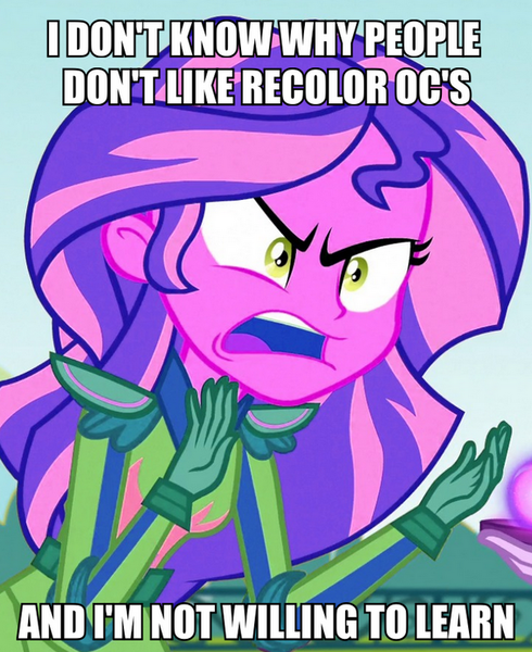 Size: 607x744 | Tagged: safe, banned from derpibooru, deleted from derpibooru, derpibooru import, screencap, sunset shimmer, equestria girls, friendship games, angry, caption, donut steel, exploitable meme, forced meme, image macro, meme, solo, sunset is not willing to learn, text