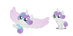 Size: 1200x600 | Tagged: safe, artist:pointnabi, banned from derpibooru, deleted from derpibooru, derpibooru import, princess flurry heart, pony, spoiler:s06, adobe flash, baby, baby pony, princess, puppet, puppet rig, royal family