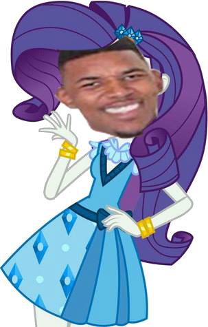 Size: 303x475 | Tagged: safe, banned from derpibooru, deleted from derpibooru, derpibooru import, rarity, human, equestria girls, 1000 hours in ms paint, confused, confused nick young, humanized, looking at you, meme, needs more jpeg, nick young, not salmon, quality, wat