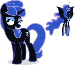 Size: 970x823 | Tagged: safe, artist:absolutecactus, banned from derpibooru, deleted from derpibooru, derpibooru import, edit, nightmare moon, starlight glimmer, palette swap, recolor