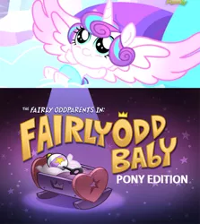 Size: 714x800 | Tagged: safe, banned from derpibooru, deleted from derpibooru, derpibooru import, princess flurry heart, spoiler:s06, drama, flurry heart drama, /mlp/, poof, the fairly oddparents, title card