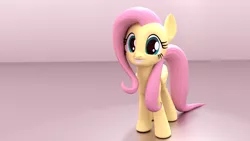 Size: 1920x1080 | Tagged: safe, artist:xppp1n, banned from derpibooru, deleted from derpibooru, derpibooru import, fluttershy, 3d, blender, cute, shyabetes, solo