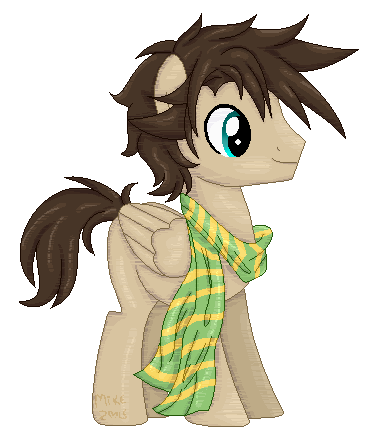 Size: 378x445 | Tagged: safe, artist:diego-brandosaur, artist:selenaede, banned from derpibooru, deleted from derpibooru, derpibooru import, ponified, pony, base used, battle tendency, clothes, jojo's bizarre adventure, joseph joestar, scarf, solo