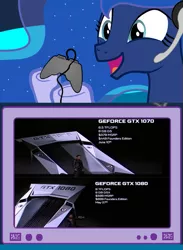 Size: 563x769 | Tagged: safe, banned from derpibooru, deleted from derpibooru, derpibooru import, princess luna, exploitable meme, happy, hype, meme, nvidia, obligatory pony, tv meme