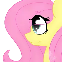 Size: 400x400 | Tagged: safe, artist:prettyboyace, banned from derpibooru, deleted from derpibooru, derpibooru import, fluttershy, bust, cute, kindness, portrait, shy, shyabetes, side view, solo