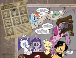 Size: 3976x3054 | Tagged: safe, artist:katiecandraw, banned from derpibooru, deleted from derpibooru, derpibooru import, idw, applejack, fluttershy, pinkie pie, rainbow dash, rarity, spike, twilight sparkle, spoiler:comic, spoiler:comic20, dark mirror universe, equestria-3, mane six