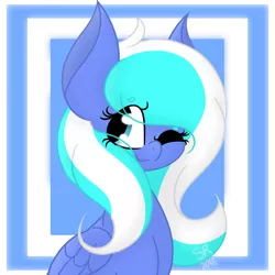 Size: 600x600 | Tagged: safe, artist:prettyboyace, banned from derpibooru, deleted from derpibooru, derpibooru import, oc, oc:starlight starbright, unofficial characters only, pegasus, pony, cute, one eye closed, solo, wink