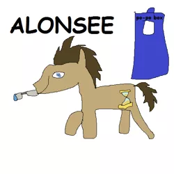 Size: 512x512 | Tagged: safe, artist:dellovan, banned from derpibooru, deleted from derpibooru, derpibooru import, doctor whooves, time turner, comic sans, digital art, doctor who, ms paint, sonic screwdriver, stylistic suck, tardis