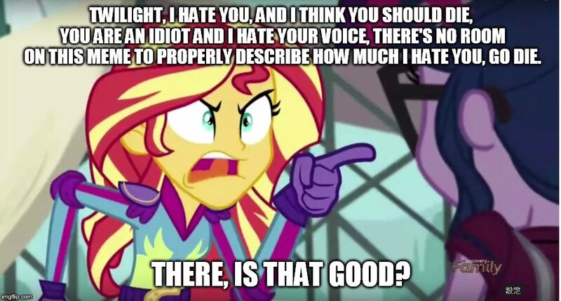 Size: 931x500 | Tagged: safe, banned from derpibooru, deleted from derpibooru, derpibooru import, screencap, sci-twi, sunset shimmer, twilight sparkle, equestria girls, angry, exploitable meme, image macro, meme, metalocalypse, reference, sunset yells at twilight