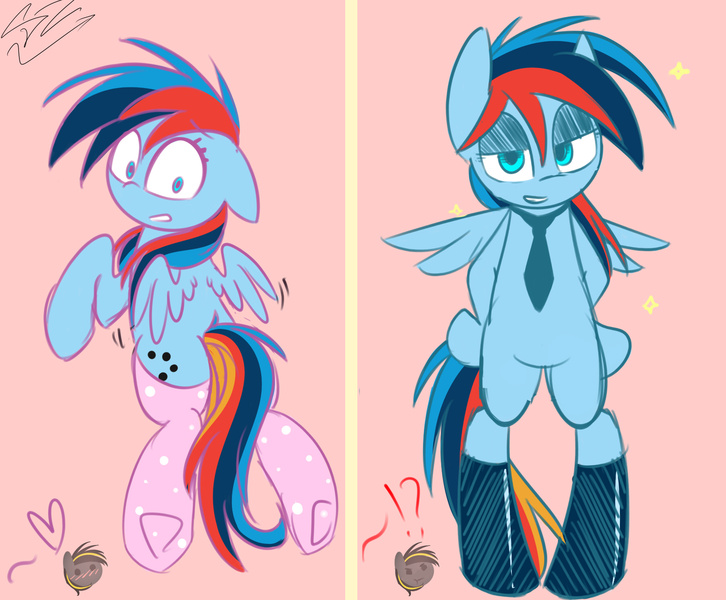 Size: 1800x1487 | Tagged: safe, artist:php69, banned from derpibooru, deleted from derpibooru, derpibooru import, oc, oc:serverchan, unofficial characters only, pony, bipedal, clothes, socks, solo