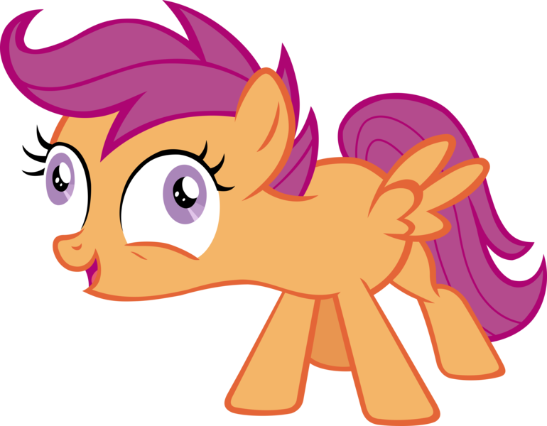 Size: 4012x3125 | Tagged: safe, artist:melodiousmarci, banned from derpibooru, deleted from derpibooru, derpibooru import, scootaloo, newbie dash, absurd resolution, derp, exploitable meme, faic, i didn't listen, image macro, inkscape, meme, open mouth, simple background, solo, transparent background, vector