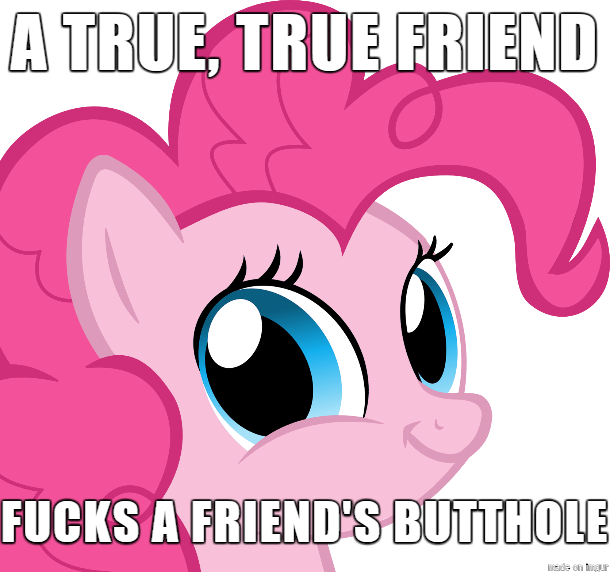 Size: 610x572 | Tagged: questionable, banned from derpibooru, deleted from derpibooru, derpibooru import, pinkie pie, anal, caption, faic, image macro, meme, op is 12, penetration, sex, smiling, smirk, text, twiface, vulgar