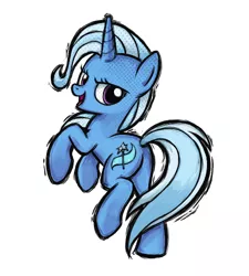 Size: 450x500 | Tagged: safe, artist:ponykillerx, banned from derpibooru, deleted from derpibooru, derpibooru import, trixie, pony, unicorn, female, mare, sketch, solo