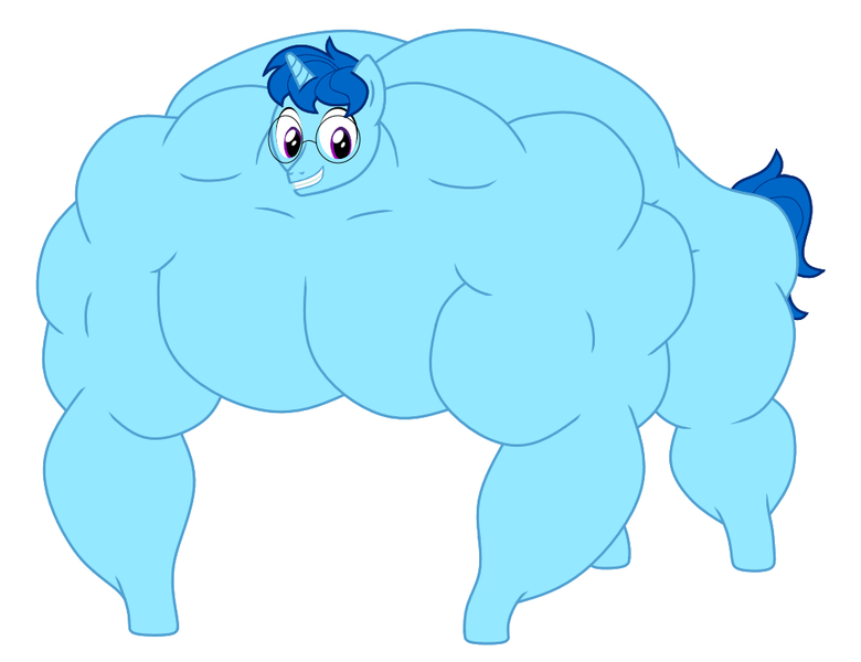 Size: 1019x784 | Tagged: safe, artist:urkel, banned from derpibooru, deleted from derpibooru, derpibooru import, oc, oc:blue, unofficial characters only, fetish, muscle fetish, muscles, overdeveloped muscles, simple background, solo, transparent background, vector