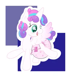 Size: 955x1031 | Tagged: safe, artist:vitriolink, banned from derpibooru, deleted from derpibooru, derpibooru import, princess flurry heart, cute, decorated diaper, diaper, fluffy diaper, flurrybetes, foal, poofy diaper, solo