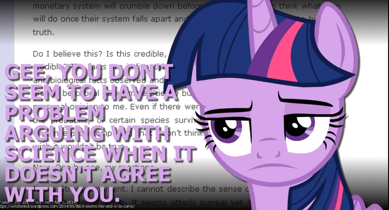 Size: 844x456 | Tagged: safe, banned from derpibooru, deleted from derpibooru, derpibooru import, screencap, twilight sparkle, alicorn, barely pony related, caption, duckery in the description, feminazi, image macro, meme, not satire, obligatory pony, pseudoscience, reaction image, science, solo, text, trigger warning, twilight sparkle (alicorn)