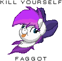 Size: 124x121 | Tagged: semi-grimdark, artist:sharemyshipment, banned from derpibooru, deleted from derpibooru, derpibooru import, oc, oc:lavanda, unofficial characters only, pony, pony town, picture for breezies, pixel art, simple background, solo, transparent background, vulgar
