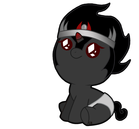 Size: 592x550 | Tagged: safe, artist:ginkadia, banned from derpibooru, deleted from derpibooru, derpibooru import, king sombra, pony, animated, baby, baby pony, colt, colt sombra, crystal, cute, gif, male, simple background, sitting, solo, sombra eyes, sombradorable, that pony sure does love crystals, transparent background