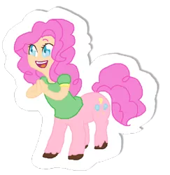 Size: 516x530 | Tagged: safe, artist:mtotheaggie, banned from derpibooru, deleted from derpibooru, derpibooru import, pinkie pie, centaur, human, taur, humanized, ponytaur