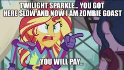 Size: 800x450 | Tagged: safe, banned from derpibooru, deleted from derpibooru, derpibooru import, screencap, sci-twi, sunset shimmer, twilight sparkle, equestria girls, friendship games, angry, caption, exploitable meme, half life full life consequences, image macro, meme, sunset yells at twilight, text