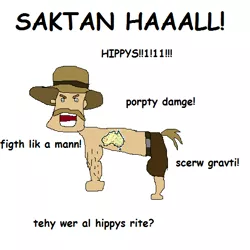 Size: 512x512 | Tagged: safe, artist:dellovan, banned from derpibooru, deleted from derpibooru, derpibooru import, ponified, pony, comic sans, digital art, ms paint, saxton hale, team fortress 2