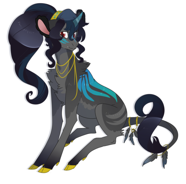 Size: 900x889 | Tagged: safe, artist:rannarbananar, banned from derpibooru, deleted from derpibooru, derpibooru import, oc, unofficial characters only, original species, solo, wildling unicorn