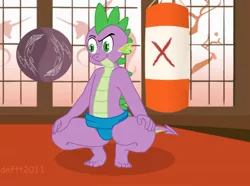 Size: 1280x951 | Tagged: safe, artist:dnftt2014, banned from derpibooru, deleted from derpibooru, derpibooru import, spike, solo, sports, sumo, sumo spike, wrestling