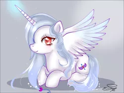 Size: 1602x1202 | Tagged: safe, artist:hanaty, banned from derpibooru, deleted from derpibooru, derpibooru import, oc, unofficial characters only, alicorn, pony, alicorn oc, female, horn, solo, wings