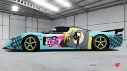 Size: 900x506 | Tagged: safe, banned from derpibooru, deleted from derpibooru, derpibooru import, derpy hooves, car, forza motorsport