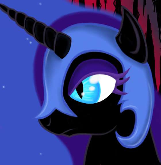 Size: 560x575 | Tagged: safe, artist:jaden-silverwing, banned from derpibooru, deleted from derpibooru, derpibooru import, nightmare moon, bust, portrait, solo