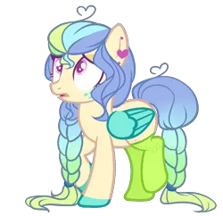 Size: 1082x1046 | Tagged: safe, artist:lullabyprince, banned from derpibooru, deleted from derpibooru, derpibooru import, oc, oc:jelly bean, unofficial characters only, pegasus, pony, clothes, colored wings, female, mare, simple background, socks, solo, transparent background, wings