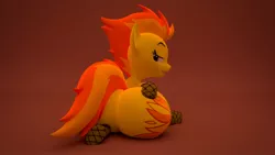 Size: 1920x1080 | Tagged: suggestive, artist:kurro, banned from derpibooru, deleted from derpibooru, derpibooru import, spitfire, pony, 3d, blender, butt, clothes, female, grope, huge butt, impossibly large butt, large butt, looking at you, looking back, looking back at you, lying, plot, sexy, socks, solo, solo female, stockings, stretched cutie mark, stupid sexy spitfire, the ass was fat, thigh highs
