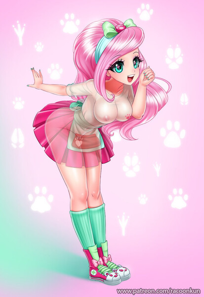 Size: 742x1077 | Tagged: questionable, artist:racoonsan, banned from derpibooru, deleted from derpibooru, derpibooru import, edit, fluttershy, bat pony, human, eqg summertime shorts, equestria girls, pet project, apron, breasts, busty fluttershy, clothes, converse, female, flutterbat, heart eyes, humanized, nail polish, nipples, nudity, open mouth, race swap, shoes, skirt, sneakers, socks, solo, solo female, wingding eyes