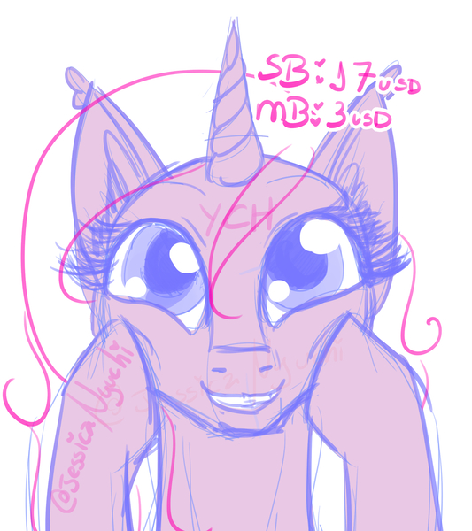 Size: 1920x2160 | Tagged: safe, artist:jessicanyuchi, banned from derpibooru, deleted from derpibooru, derpibooru import, oc, unofficial characters only, pony, unicorn, commission, cute, profile, profile picture, your character here