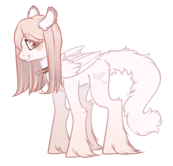 Size: 600x575 | Tagged: safe, artist:lullabyprince, banned from derpibooru, deleted from derpibooru, derpibooru import, oc, oc:pampered paws, unofficial characters only, pegasus, pony, augmented tail, female, mare, simple background, solo, transparent background, unshorn fetlocks