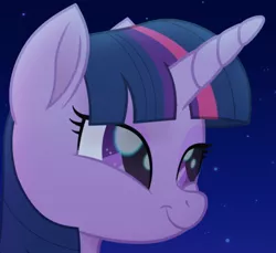Size: 550x503 | Tagged: safe, banned from derpibooru, deleted from derpibooru, derpibooru import, screencap, twilight sparkle, alicorn, my little pony: the movie, faic, female, mare, smiling, smirk, smug, solo, twiface