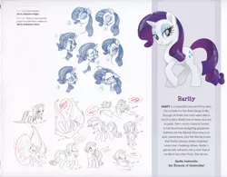 Size: 2565x2000 | Tagged: safe, banned from derpibooru, deleted from derpibooru, derpibooru import, rarity, my little pony: the movie, the art of my little pony: the movie, facial expressions, official art