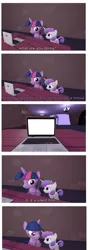 Size: 2004x5668 | Tagged: safe, artist:mrdoctorderpy, banned from derpibooru, deleted from derpibooru, derpibooru import, edit, princess flurry heart, twilight sparkle, alicorn, 3d, comic, computer, cropped, dialogue, laptop computer, only fools and horses, source filmmaker, twilight sparkle (alicorn)