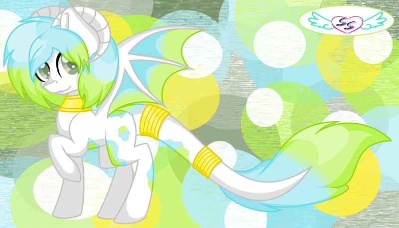 Size: 2428x1388 | Tagged: safe, artist:seraphimstardust, banned from derpibooru, deleted from derpibooru, derpibooru import, oc, unofficial characters only, dracony, dragon, hybrid, pony, horns, male, raised hoof, solo
