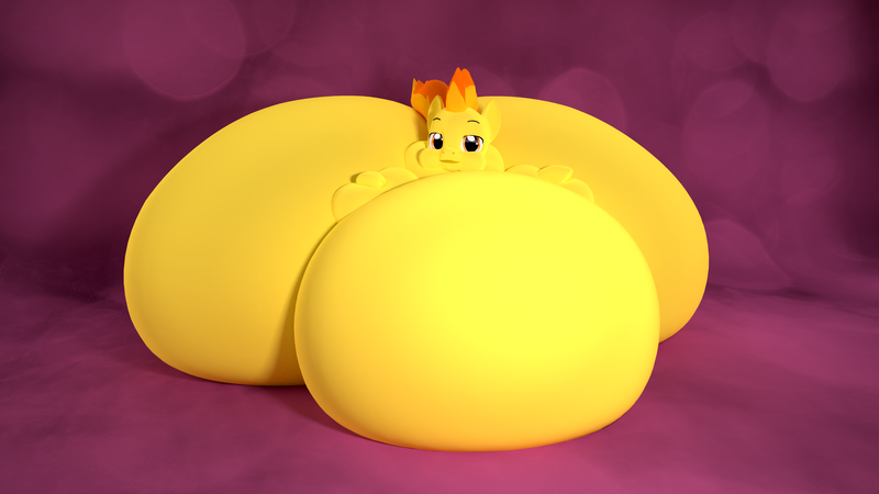 Size: 3840x2160 | Tagged: questionable, artist:kurro, banned from derpibooru, deleted from derpibooru, derpibooru import, spitfire, 3d, abstract background, belly, big belly, bingo wings, blender, butt, chubby cheeks, fat, female, huge belly, huge butt, impossibly large belly, impossibly large butt, large butt, missing cutie mark, morbidly obese, obese, solo, solo female, spitfatty