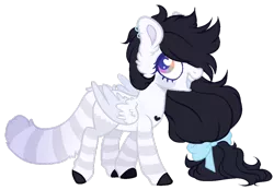 Size: 900x627 | Tagged: safe, artist:lullabyprince, banned from derpibooru, deleted from derpibooru, derpibooru import, oc, oc:harmony, pegasus, pony, augmented tail, female, heart eyes, mare, simple background, solo, transparent background, wingding eyes