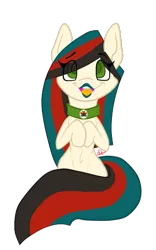 Size: 347x555 | Tagged: suggestive, artist:xenovie, banned from derpibooru, deleted from derpibooru, derpibooru import, oc, oc:moth, unofficial characters only, begging, collar, cute, simple background, solo, transparent background