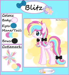 Size: 1352x1468 | Tagged: safe, artist:seraphimstardust, banned from derpibooru, deleted from derpibooru, derpibooru import, oc, oc:blitz, unofficial characters only, pegasus, pony, female, mare, reference sheet, solo