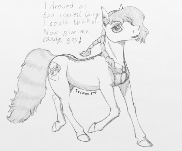 Size: 602x500 | Tagged: safe, artist:carminecerise, banned from derpibooru, deleted from derpibooru, derpibooru import, oc, oc:aryanne, earth pony, horse, antisemitism, aryanne art pack, clothes, costume, female, halloween, hat, holiday, monochrome, nazi, racism, sticker, text, that pony sure does hate jews