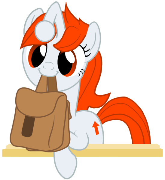 Size: 2410x2635 | Tagged: safe, artist:torvusil, banned from derpibooru, deleted from derpibooru, derpibooru import, oc, oc:karma, ponified, unofficial characters only, pony, bag, cute, female, high res, mare, ocbetes, reddit, saddle bag, simple background, smiling, solo, to saddlebags and back again, transparent background, wide eyes
