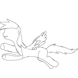 Size: 1200x1200 | Tagged: safe, artist:twilightrider, banned from derpibooru, deleted from derpibooru, derpibooru import, rainbow dash, pegasus, pony, 1000 hours in ms paint, black and white, female, flying, grayscale, mare, monochrome, outline, simple background, solo