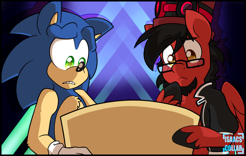 Size: 1024x650 | Tagged: safe, artist:isaacs-collar, banned from derpibooru, deleted from derpibooru, derpibooru import, oc, oc:toonkriticy2k, unofficial characters only, pegasus, pony, goggles, red and black oc, sonic the hedgehog, sonic the hedgehog (series)