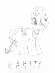 Size: 680x907 | Tagged: safe, artist:slickdoodleguy, banned from derpibooru, deleted from derpibooru, derpibooru import, rarity, best pony, pencil drawing, solo, traditional art